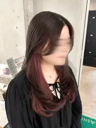 【推し活応援🎀】ポイントブリーチ＋カラー