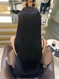 【重たく見せない】韓国風黒髪💎