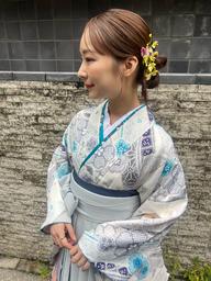 【卒業式】🌸👩🏻‍🎓ヘアセット+袴着付け🎓🌸👘¥18,500✨ ⚠️施術は六本木店🗼