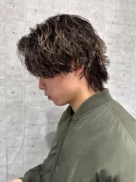 カット＋メッシュキャップハイライト