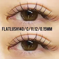 フラットラッシュ120本🎀【束感コーティング付】
