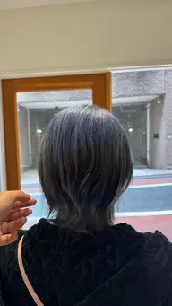 ✳️ショート専用・通常￥16000→￥5000[🫧うる艶スチームtr付き🫧]🥣ケアブリーチWカラー➕ショートカット