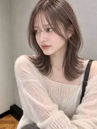 代表にお任せ🎶似合わせ前髪カット＋色持ちカラー