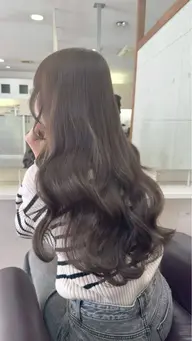 韓国っぽ透明感🌷ケアカラー+3ステップトリートメント