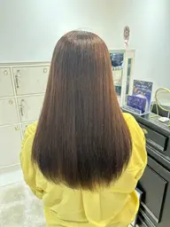 ストレートパーマ+カット