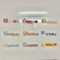 【オフ無】フットデザインネイル🎀💅🏻🪽🫧