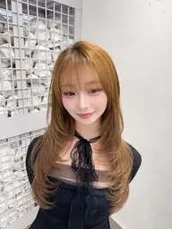 💎カットモデル様大募集💎【今流行りの韓国風🇰🇷レイヤー】ワンカールで決まるレイヤーカット💫小顔バングカット⭐️