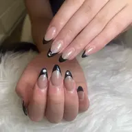 🎀長さだし10本+🌙フレンチネイル💅