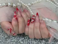 【オフ無】ロングスカルプ(1枚MAXまで)➕10本アート(持ち込み⭕️)