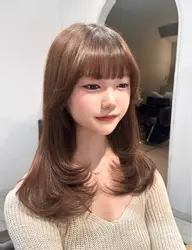 【自然な前髪に🌱】カット+前髪ストレート+艶Tr
