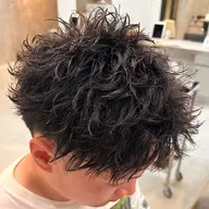 メンズカット➕スパイキーパーマ