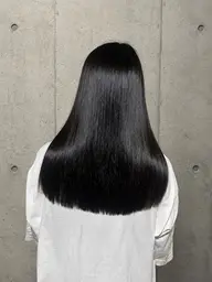 【新規限定】ロングワンレングスカット|毛先まとまるナチュラル仕上げ毛先を整えて、自然にまとまりやすいワンレングスに。