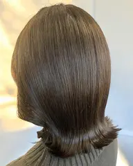【レッスンモデル】カット&ストレート・縮毛矯正