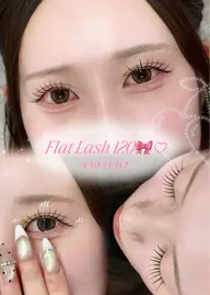 💘【初回オフ込み♡フラット100本】マツエク 💘