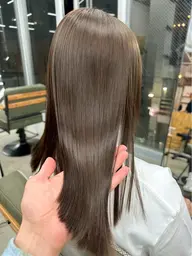 【人気No.1】似合わせカット&透明感カラ一&トリートメント
