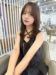 似合わせカット+前髪ストレート+ダメージレス保湿トリートメント✨