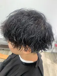 【メンズ限定】デザイン・ニュアンスパーマ+カット+艶トリートメント