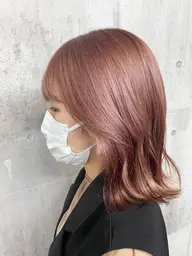 🌈❤︎ダブルカラー(ブリーチ+カラー)❤︎🌈+ケアプロ超音波トリートメント💁🏻♀️🫧