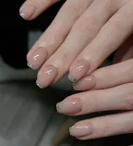 ケア込み/ガラスフレンチ/バーチャルフレンチ/ミラーフレンチ90分¥6990