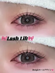 【ミニモ限定】パリジェンヌorまつ毛パーマ(束感まつ毛コーティング仕上げ付き)︎💕︎︎