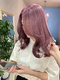 カット+ケアカラー+プレミアム髪質改善トリートメント+ケア処理剤込み