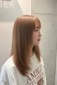 ブリーチ込みダブルカラー+韓国トリートメント🫧☃️