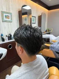 メンズカット＋パーマ(アイロンパーマ)