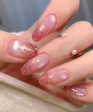 キラキラ★マグネット×ラメグラデネイル