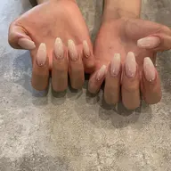 【モデル様価格✨】フルチップ長さ出し10本💅〈オフあり〉1カラーコース&パーツ2本~