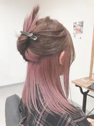 【ハーフ】ケアダブルカラー+トリートメント