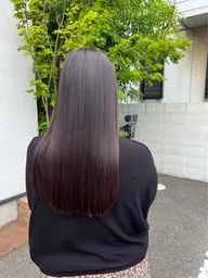 【圧倒的な髪質改善】カット+超高濃度水素TR +ストレート