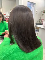 柔らか透明感🍀ブリーチなしWカラー／赤み消し・肌映えベージュ🫧