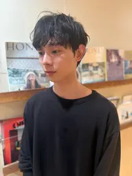 メンズカット‪+眉カット