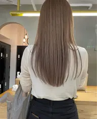 【ミニモ学割U24🌴】カット・ブリーチありWカラー・前処理トリートメント(シャンプーブロー込み)/暖色/韓国レイヤー