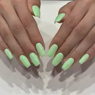 【オフなし】チップ10本長さ出しワンカラー✝️グリーン💚