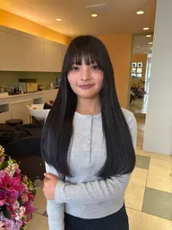学割U24【韓国ヘアで無敵の私】黒髪卒業🌸カット+ケアカラー+ナノケラチンTR