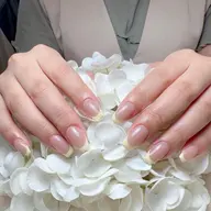 クリアベース フレンチネイル