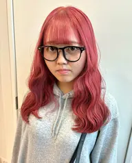 ブリーチ🌟+カラー🌈+トリートメント🍀