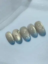 【木村限定】ちゅるんマグネットorキラキラフラッシュネイル✨+ドライケア付き(オフなし)※パラジェル変更可能+¥500
