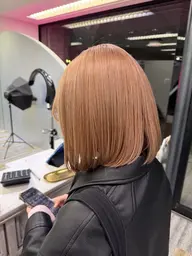 【モデル限定🩵】透明感ハイトーン♪ブリーチ＋カラー＋TR ¥6,000