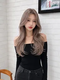 ✨ハイトーン韓国ヘア✨ 韓国風カット＋透明感ダブルカラー ¥11,000