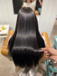 【🩵うる艶🩵】酸性ストレート+韓国風カット✂️⟡.·*.