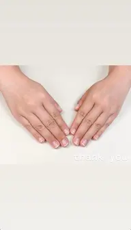 ハンドケア*爪の形を整え、甘皮や指周りの硬くなった皮膚をケアします。ゴマージュとパックでふわふわの手に𓂃◌𓈒𓋪