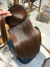 【ドライのみでこの艶‼️】縮毛矯正