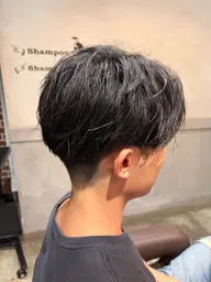 メンズカット+白髪染め+1STEPトリートメント