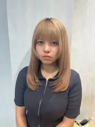 カット+ケアブリーチ+カラー