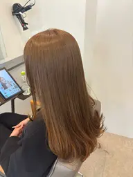 【ブリーチ毛】酸性髪質改善ストレート➕調整カット【エイジング毛】