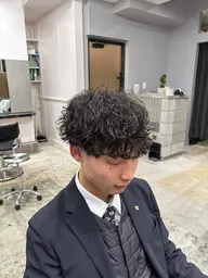 (ご新規様限定)カット+波巻きパーマ