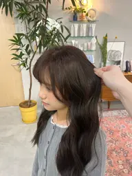 【もう1️⃣ランク上の透明感がほしい方✨】ブリーチなしダブルカラー➕カット✂︎(ショート不可)