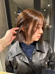 🤎ブリーチなしダブルカラー + カット🤎